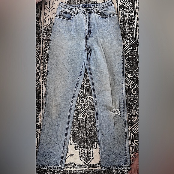 Vintage Denim - VTG Jones Sport Baggy Distressed Boyfriend Jeans: Size 8